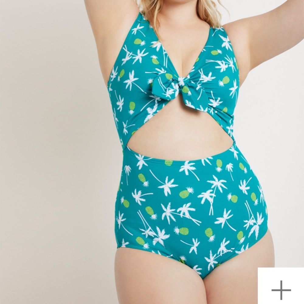 Tie Front Bathing Suit